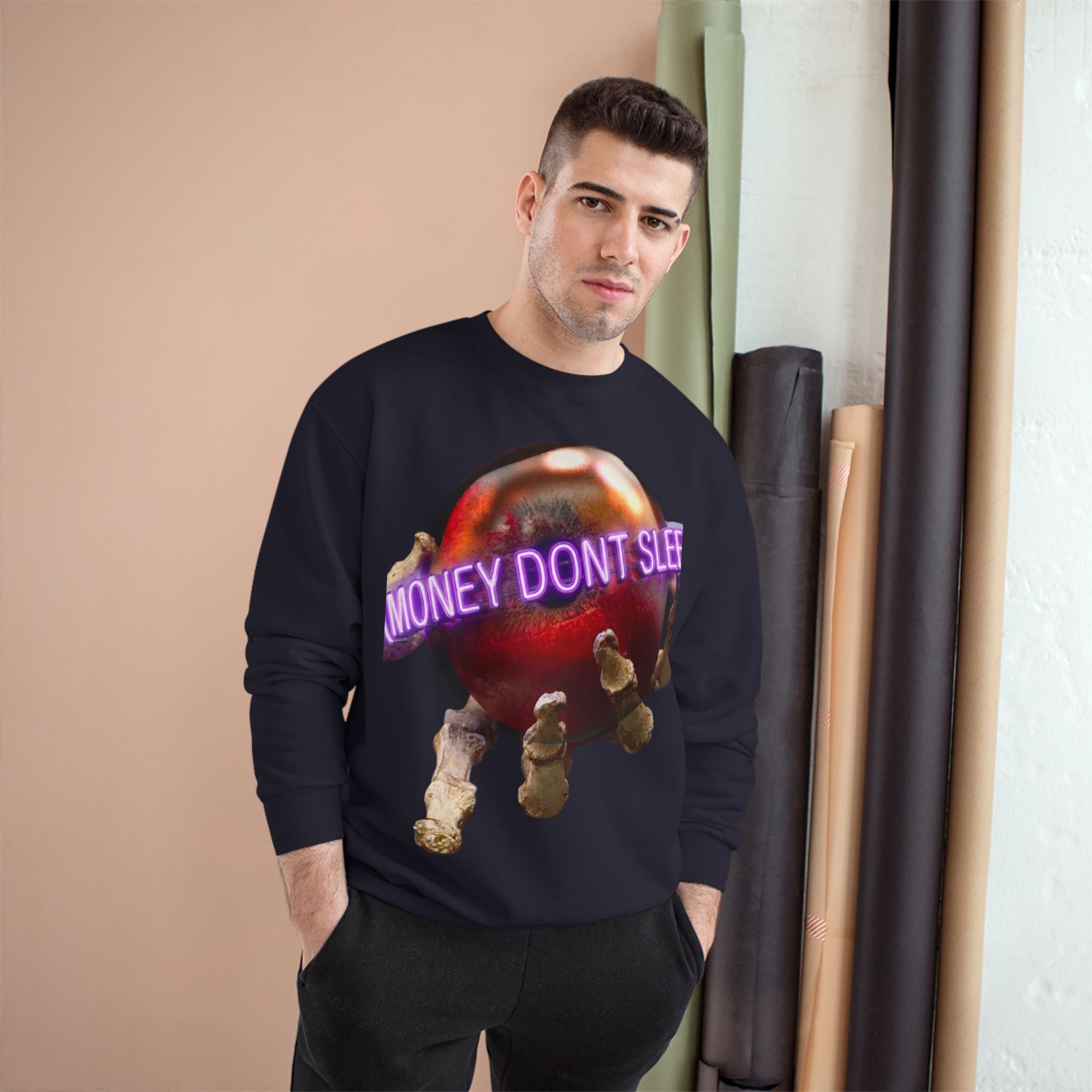 UNIONKRUKX COLLAB/CHAMPION (LIMITED EDITION MONEY. DONT SLEEP)
