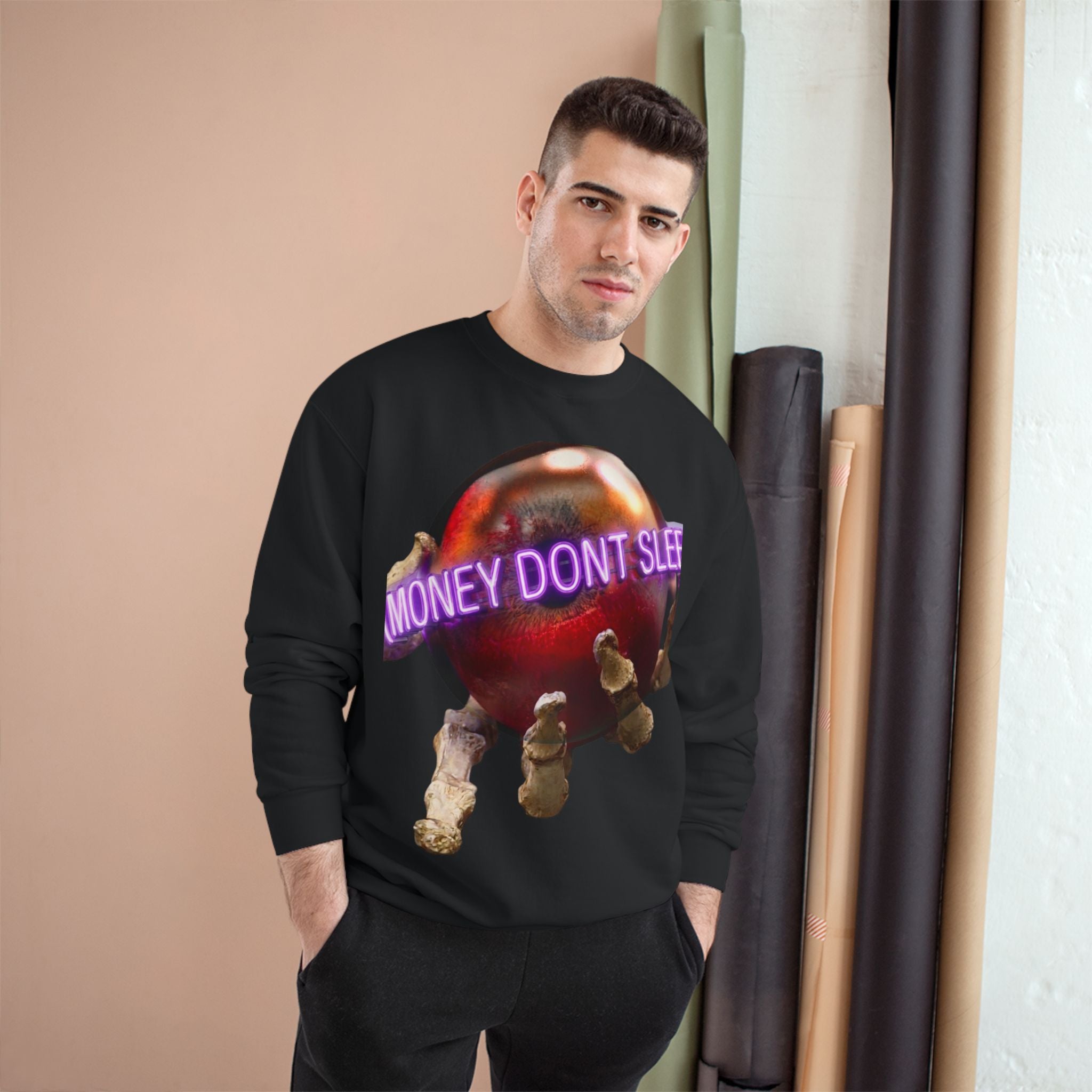 UNIONKRUKX COLLAB/CHAMPION (LIMITED EDITION MONEY. DONT SLEEP)